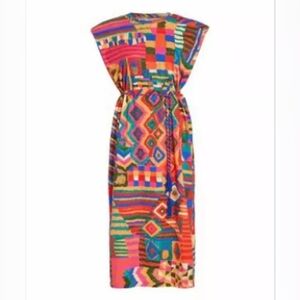 Farm Rio Patches Midi Dress